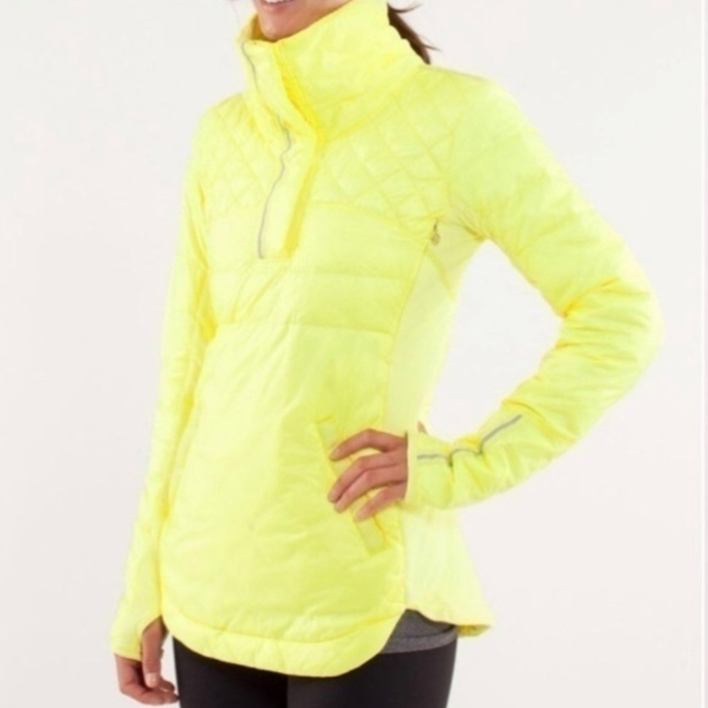 Lululemon Athletica Neon Yellow Ski Jacket